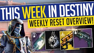 Destiny 2  THIS WEEK IN DESTINY  Exotic Mission BRAVE Weapons Bonus XP amp More  9th April [upl. by Anali]