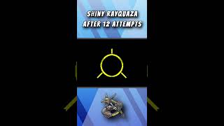 Shiny Rayquaza After 12 Attempts rayquaza shinyhunting pokemonemerald shinypokemon pokemon [upl. by Florentia]