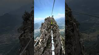 Ponte Ferrata delle Aquile climbing mountains rockclimbing [upl. by Ecilef776]