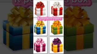 Kpop lovers🫰 mystery box 🎁 edit in apt songapt kpop [upl. by Takeo]