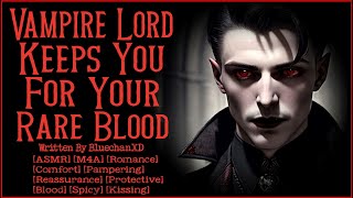 Vampire Lord Keeps You For Your Rare Blood by BluechanXD ASMR  M4A  Blood Drinking  Kissing [upl. by Zeph121]