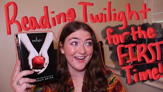 FIRST Time Reading Twilight  Spoiler Reading Vlog [upl. by Grof]