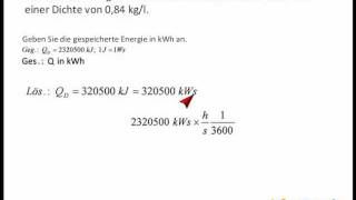 Kraftstoffverbrauch und spezifischer Heizwert [upl. by Anikehs]