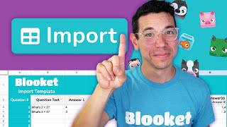 Create Blooket Question Sets FAST Spreadsheet Import [upl. by Fitz259]