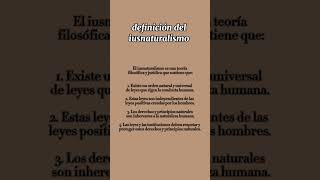 ¿Que es el iusnaturalismo [upl. by Steffane]