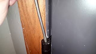 How To Adjust SelfClosing Spring Hinge Door [upl. by Nath]