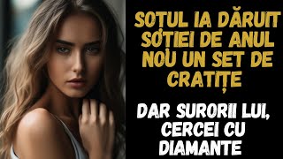 Soțul ia dăruit soției de Anul Nou un set de cratițe dar surorii lui cercei cu diamante [upl. by Etta921]