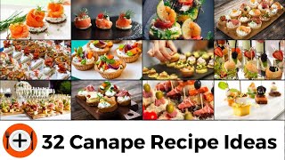 32 Canape Recipe Ideas food canapes canapés [upl. by Sremmus]