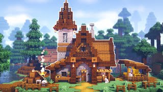 Minecraft  How to Build a Medieval House [upl. by Raasch]