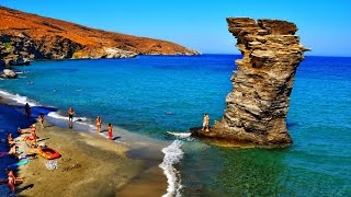 Grias to Pidima Beach Andros Greece  AtlasVisual [upl. by East953]