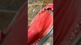 Shark Puppet Tries DISH SOAP shorts sharkpuppet subscribe [upl. by Tani163]