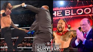 Paul Heyman Returns amp Betrays Roman Reigns And Joins Solo Sikoa amp His Bloodline At Survivor Series [upl. by Eilata]