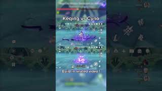 Keqing vs Cyno genshinimpact [upl. by Ilojna]