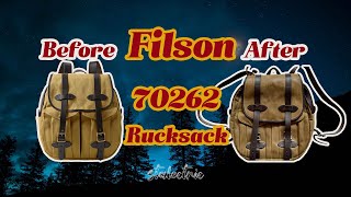 From New to Vintage Filson 262 Rugged Twill backpack Ageing Journey [upl. by Namwen]