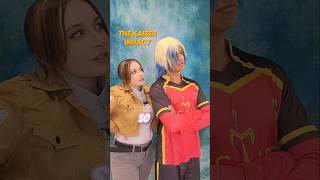 THE KAISER IMPACT bluelock skit cosplay ymir michaelkaiser aot [upl. by Killoran]