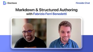 Markdown amp Structured Authoring with Fabrizio FerriBenedetti [upl. by Nyloj]