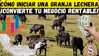 ¡CONVIERTE TU PASIÓN POR LAS VACAS EN UN NEGOCIO RENTABLE Aprende cómo iniciar una granja lechera [upl. by Eisenberg409]