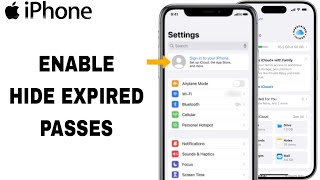 How To Enable Hide Expired Passes On iPhone Settings [upl. by Anairt256]