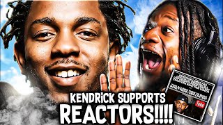 KENDRICK LAMAR SUPPORTS REACTORS Kendrick Removes All Copyright Claims To His Music [upl. by Ytsirt]