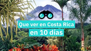 Qué ver en Costa Rica en 10 días [upl. by Brill331]