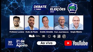 Debate  Eleições 2024 Carapicuíba  Rádio New Life FM  🔴 AO VIVO [upl. by Mungo444]