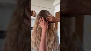 Genial schöne Haarverlängerung  wwwmagicstylede  WhatsApp 07131576860 [upl. by Ihtak]