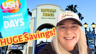 Save BIG At Universal Studios Hollywood Pass Member Appreciation Days  Exclusives Freebies amp More [upl. by Travus408]