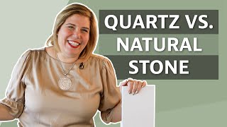 Quartz vs Natural Stone [upl. by Schoenburg814]