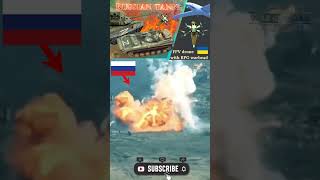 Series of Ukrainian drone attacks destroy Russian tanksshorts [upl. by Babb329]