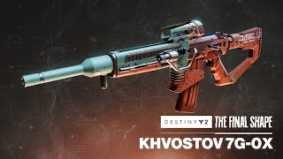 Khvostov Exotic Auto Rifle Preview  Destiny 2 The Final Shape [upl. by Lehsar741]