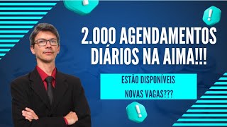 2000 Agendamentos na AIMA por dia [upl. by Eessej]