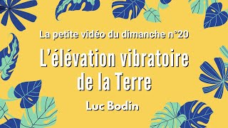 LÉLÉVATION VIBRATOIRE DE LA TERRE  La petite vidéo du dimanche n°20 [upl. by Tingley299]