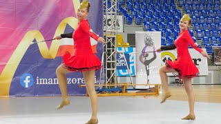 MAJORETTES Arriva Gogolin DUO TRIO 2 BATON  Kędzierzyn Koźle 2024 [upl. by Touber126]