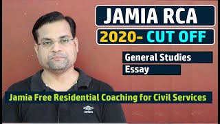 Jamia RCA Cut off 2020  Jamia Free Residential Coaching for Civil Services  Admission 202122 ll [upl. by Bael]