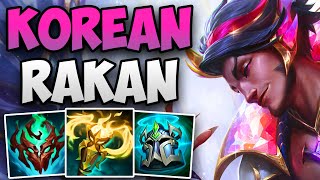 KOREAN CHALLENGER RAKAN SUPPORT FULL GAMEPLAY  CHALLENGER RAKAN SUPPORT GAMEPLAY  Patch 1324 S13 [upl. by Mallissa]