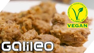 Pulled Oats®  Veganes Hackfleisch Wie schmeckt der Fleischersatz  Galileo  ProSieben [upl. by Einafpets]