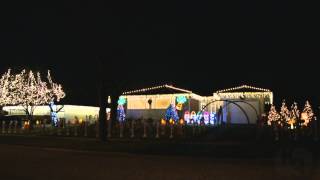 Ring Christmas Bells  Ray Conniff Singers Arlington Heights IL Light Show 2012 [upl. by Notnarb416]