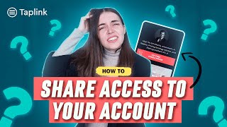 Taplink Tutorial How to share access to your account [upl. by Ayn]