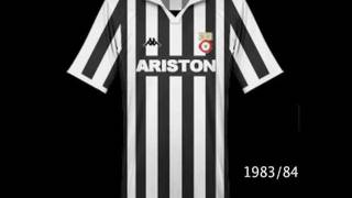 Evoluzione della prima maglia della Juventus  The Evolution of the Juventus Home Shirt [upl. by Ris765]