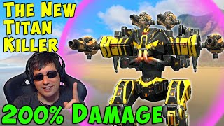 Absorber Shield  Titan Killer  200 Damage ARES  War Robots Gameplay WR [upl. by Tenenbaum]