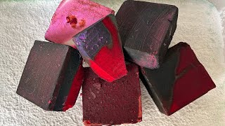 ASMR ❤️💜 DYED CHALK 💟 CRUNCHY CRUSH 💟 sorry about the background noise😣 [upl. by Ambrosi]