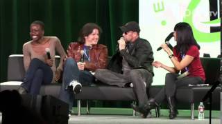 ECCC 2013 TALKING DEAD WITH MICHAEL ROOKER amp DANAI GURIRA [upl. by Fonsie]