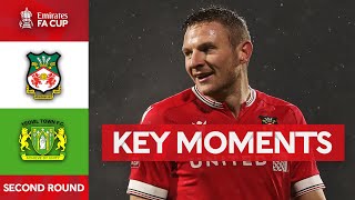 Wrexham v Yeovil Town  Key Moments  Second Round  Emirates FA Cup 202324 [upl. by Julio]