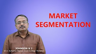 MARKET SEGMENTATION [upl. by Aurelea]