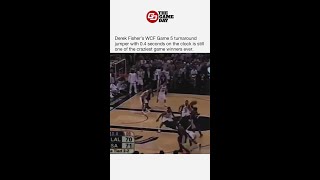 Derek Fisher Game Winner WCF Game 5 Against Spurs [upl. by Ahsinyd]