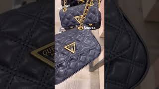 🔥 GUESS SILVANA MONOGRAM DOUBLE COMPARTMENT MEDIUM Large TOTE amp Crossbody bags guessbag macys [upl. by Nirrek]