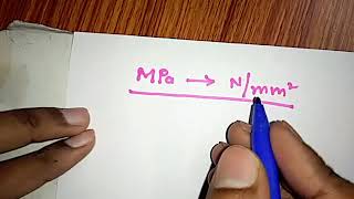 How to convert Mpa to Nmmsquare [upl. by Jasen606]