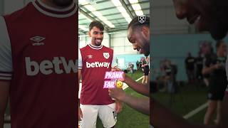 Michail Antonio’s prank backfires 👀 [upl. by Sherl422]