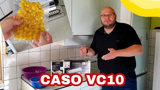 CASO VC10 im Test Review Vakuumierer Vakuumiergerät für Beutel und Schlauch [upl. by Solracsiul]