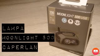 ReviewLanterna frontala MoonLight 500 CAPERLAN pescuit la crap [upl. by Akcinahs]